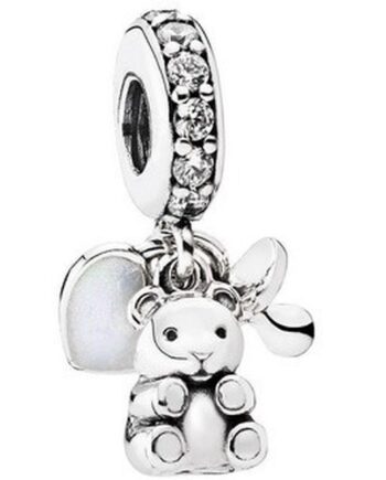 Pandora Charm Til Kvinder Baby Teddy Bear Sterling Sølv