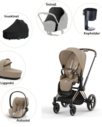 Priam Pakke Cozy Beige Rosegold Plus