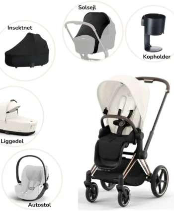 Priam Pakke Off White Rosegold Plus