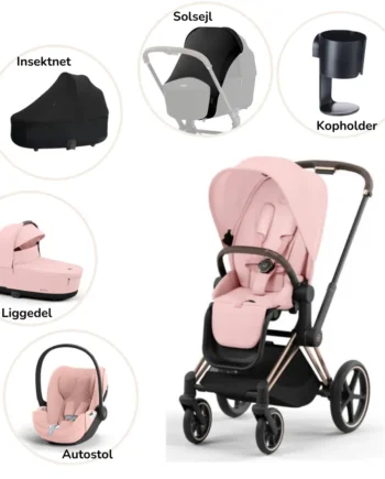 Priam Pakke Peach Pink Rosegold Plus