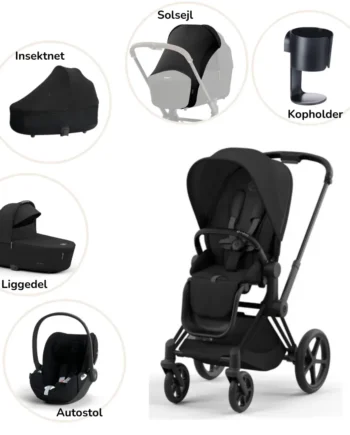 Priam Pakke Sepia Black Matt Black Plus