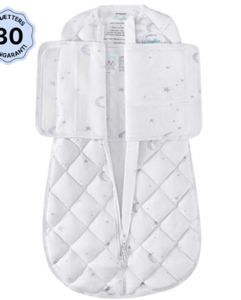 Sleepyswaddle  Whisper White