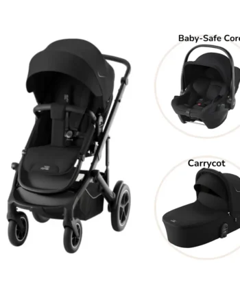 Smile Inkl Liggedel Baby Safe Core Autostol Space Black
