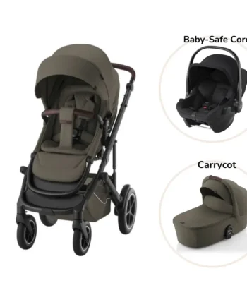 Smile Lux Inkl Liggedel Baby Safe Core Autostol Urban Olive Space Black