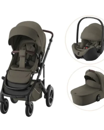 Smile Lux Kombivogn Inkl Autostol Urban Olive
