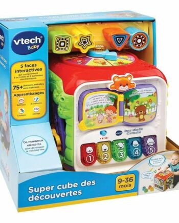 Vtech Baby Super Cube The Discoveries Interaktivt Babylegetøj  Mdr