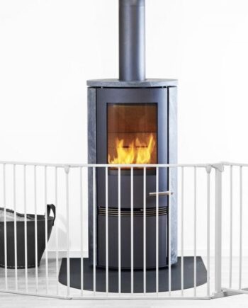 Babydan Brændeovnsgitter Sikkerhedsgitter Flex Hvid