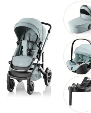 Britax Rmer Smile Style Inkl Liggedel Baby Safe Pro Autostol Vario Base Harbor Blue