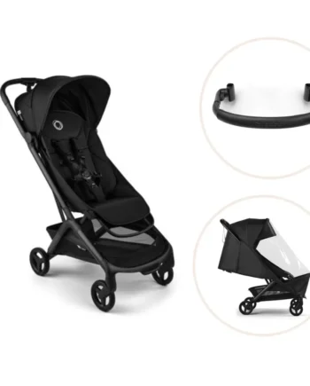 Bugaboo Butterfly Klapvogn Inkl Bøjle Regnslag Black Heritage Black