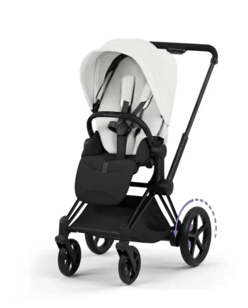 Cybex Priam Klapvogn Style Off White Matt Black