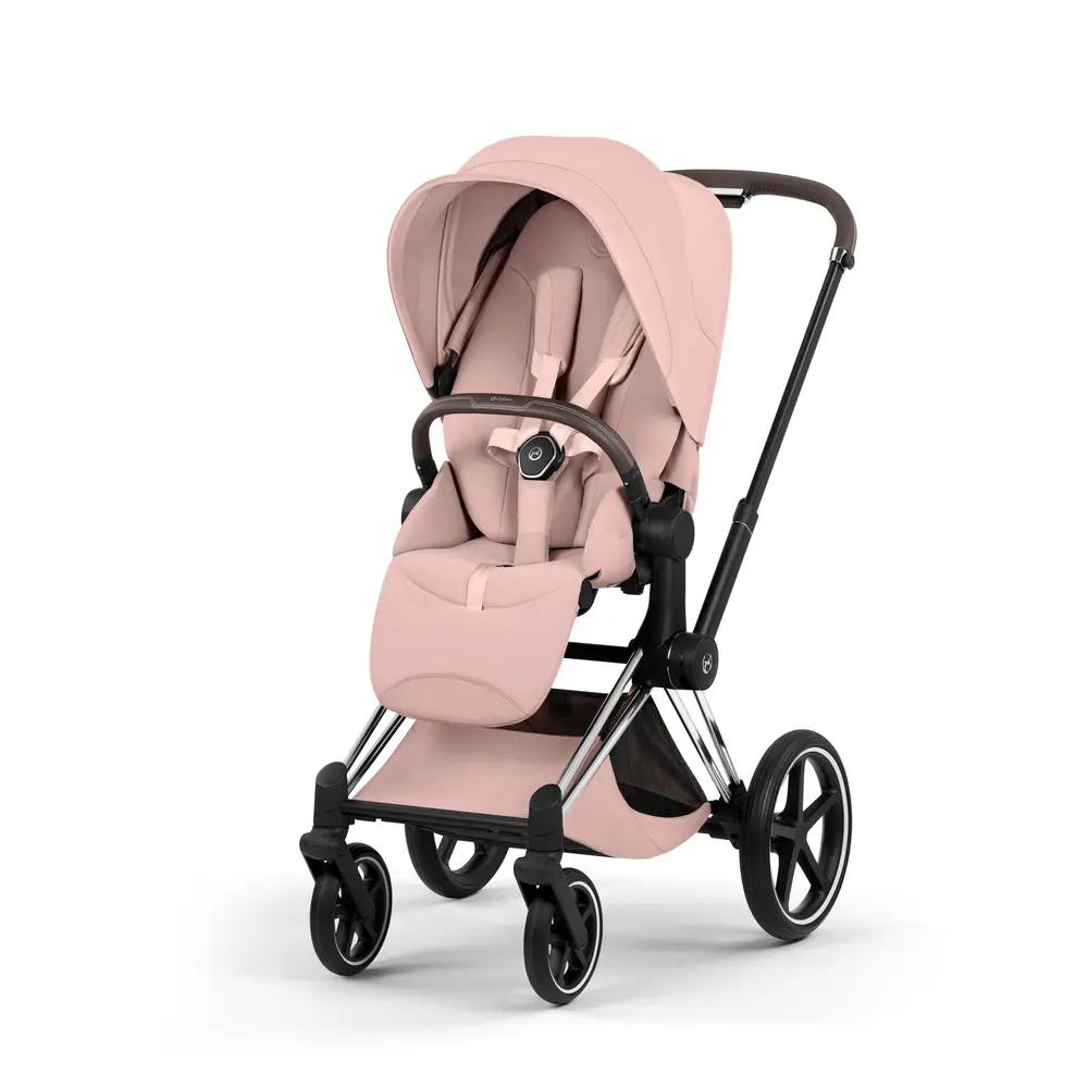 Cybex Priam Klapvogn Style Peach Pink Chrome Brown