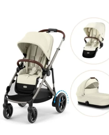 Gazelle Søskendevogn Seashell Beige