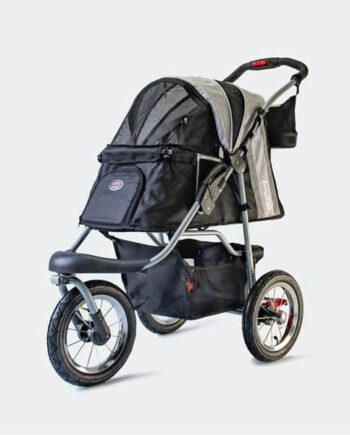 Hundeklapvogn Innopet Comfort Air Eco Sølv Sort