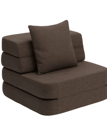 Klipklap Fold Sofa Single Brown Sand