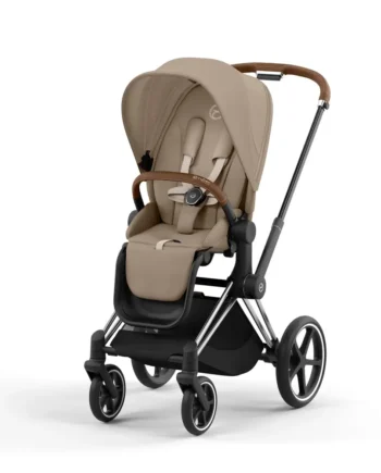 Priam Klapvogn Cozy Beige Chrome Brown