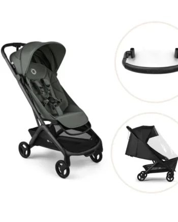 Bugaboo Butterfly Klapvogn Inkl Bøjle Regnslag Black Forest Green