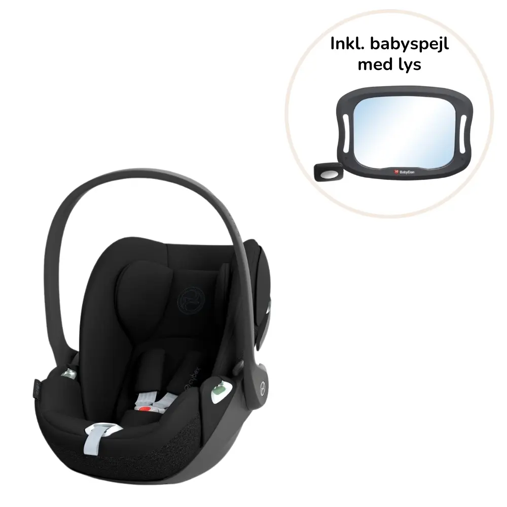 Cybex Cloud Size Autostol Inkl Led Babyspejl Magic Black