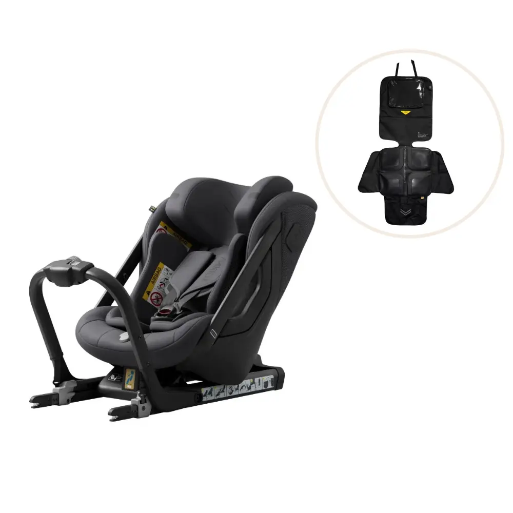 Axkid One Autostol Inkl Sædebeskytter Arctic Mist Grey