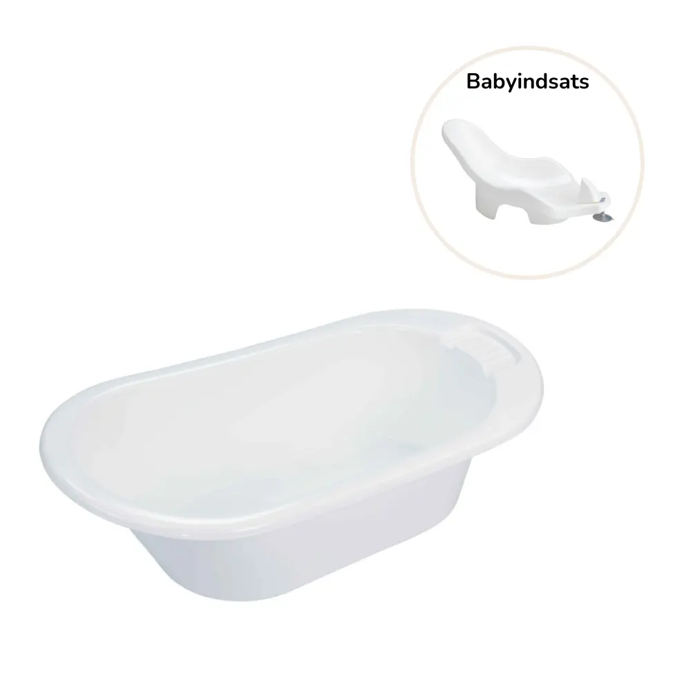 Bebejou Badekar Inkl Aquasit Baby Support Hvid