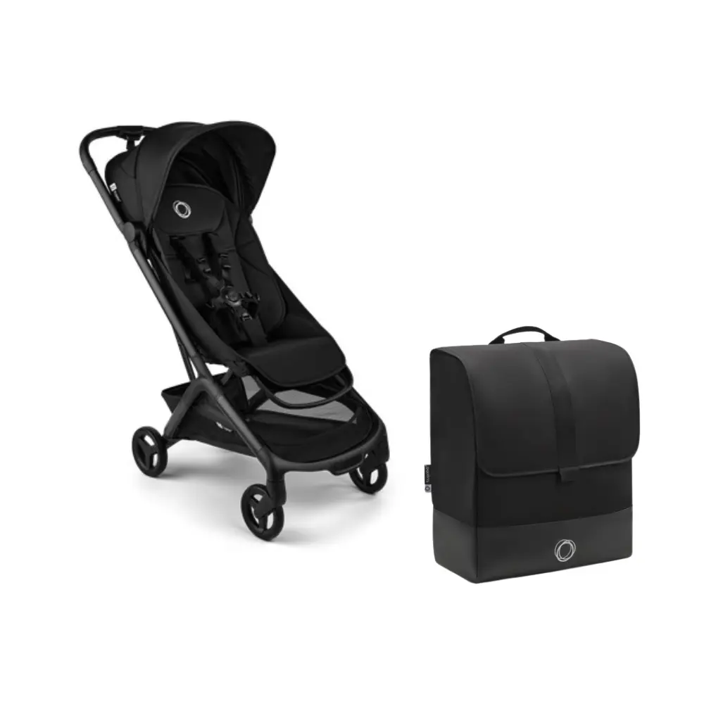 Bugaboo Butterfly Klapvogn Inkl Transporttaske Black Heritage Black
