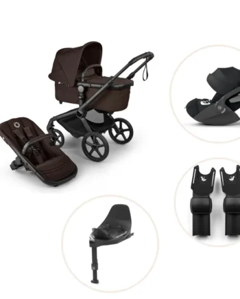 Bugaboo Fox Renew Kombivogn Inkl Cloud Plus Autostol Base Adapter Cocoa Brown Black