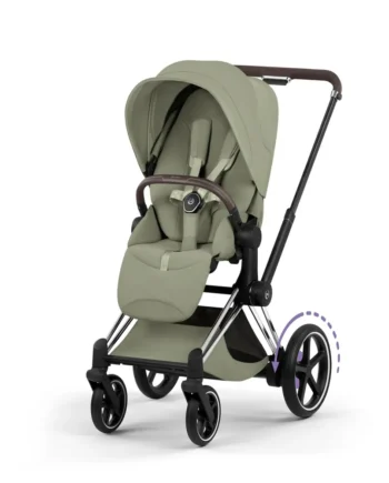 Cybex Priam Klapvogn Style Sage Green Chrome Brown