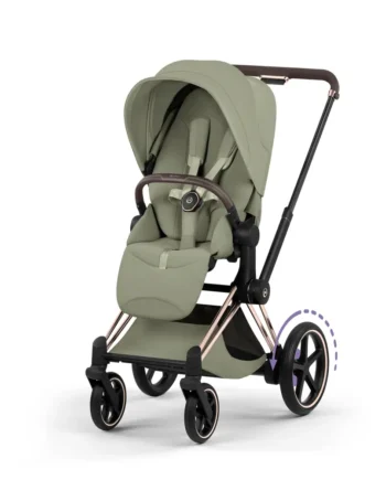 Cybex Priam Klapvogn Style Sage Green Rosegold