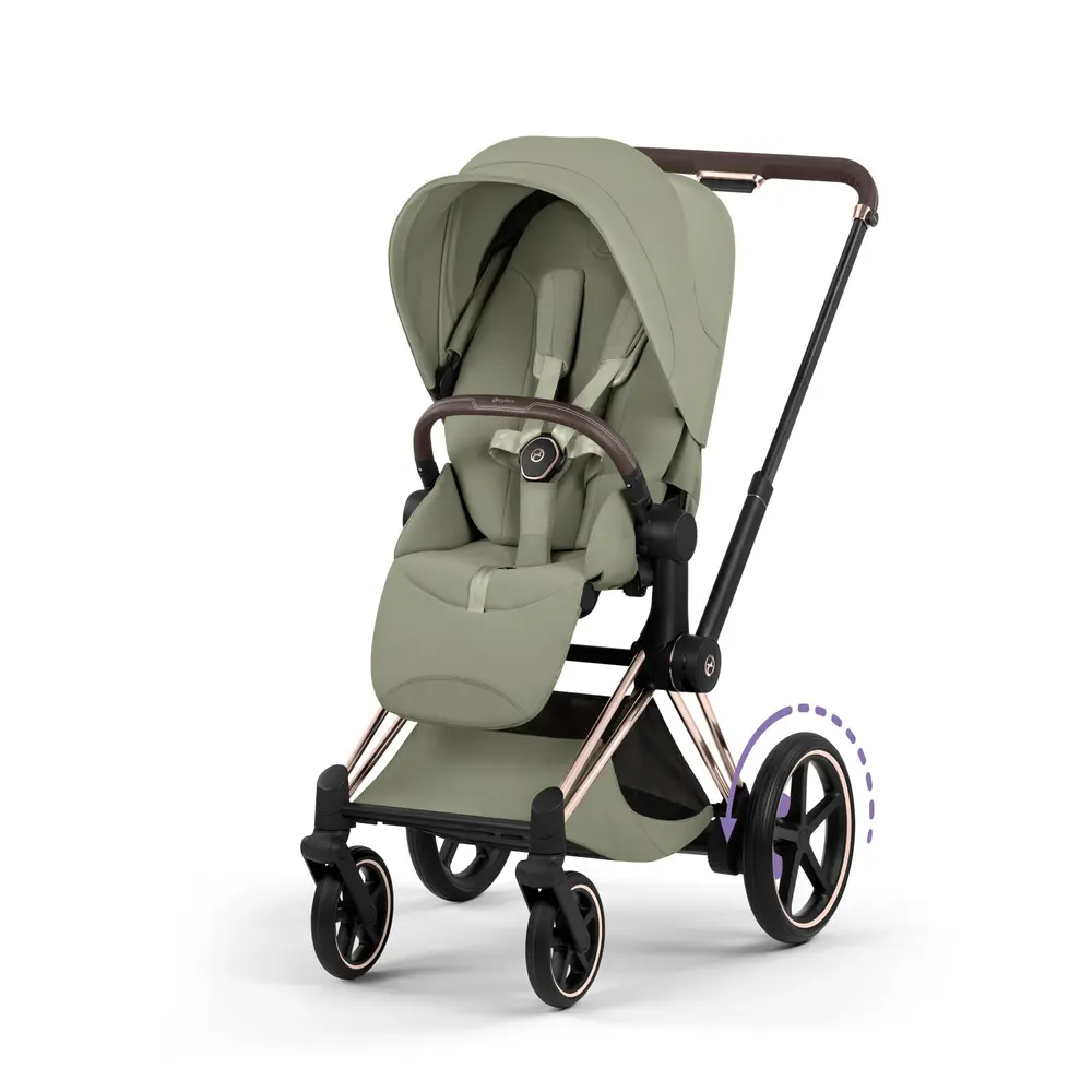 Cybex Priam Klapvogn Style Sage Green Rosegold
