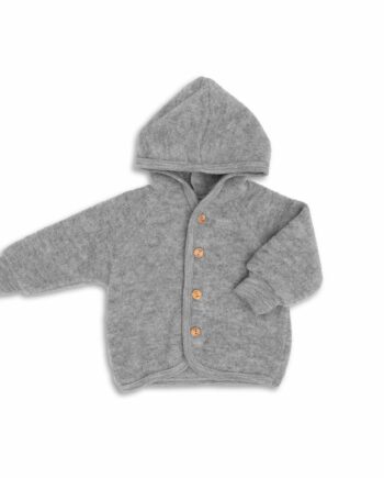 Engel  Uld Fleece Jakke Grå Melange