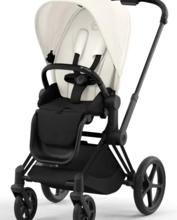 Priam Klapvogn Off White Matt Black