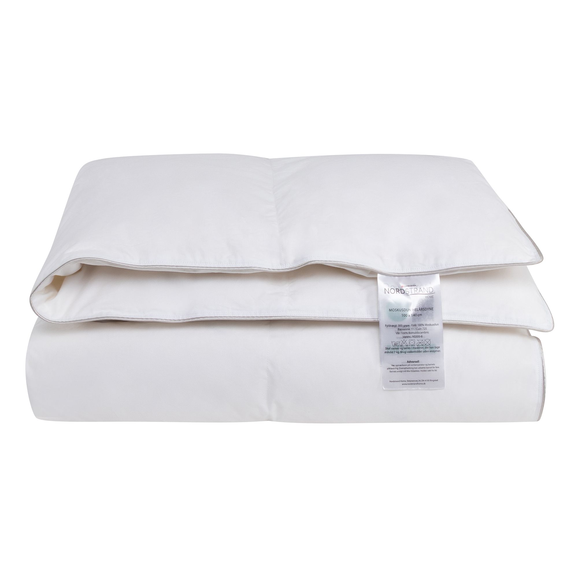 Baby Helårsdyne 100 Moskusdun Allergivenlig Dundyne 70x100 Nordstrand Home Babydyne