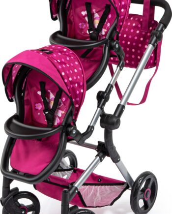Bayer Tvillinge Klapvogn Neo Pink