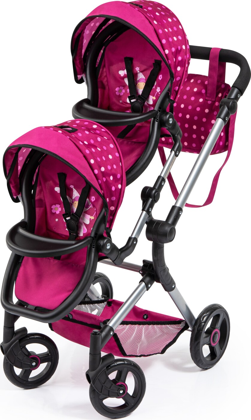 Bayer Tvillinge Klapvogn Neo Pink