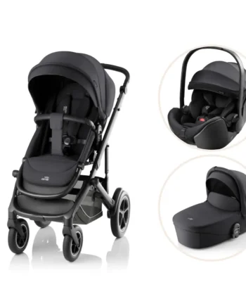 Britax Rmer Smile Style Kombivogn Inkl Baby Safe Pro Style Autostol Carbon Black