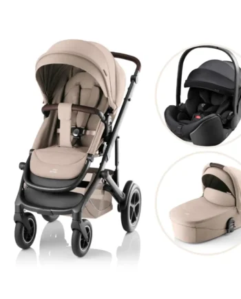 Britax Rmer Smile Style Kombivogn Inkl Baby Safe Pro Style Autostol Teak