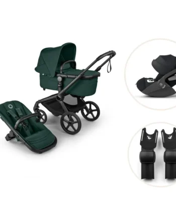 Bugaboo Fox Renew Kombivogn Inkl Cloud Autostol Adapter Fern Green Black
