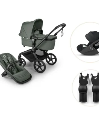 Bugaboo Fox Renew Kombivogn Inkl Cloud Autostol Adapter Forest Green Black