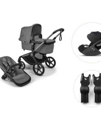 Bugaboo Fox Renew Kombivogn Inkl Cloud Autostol Adapter Moon Grey Graphite