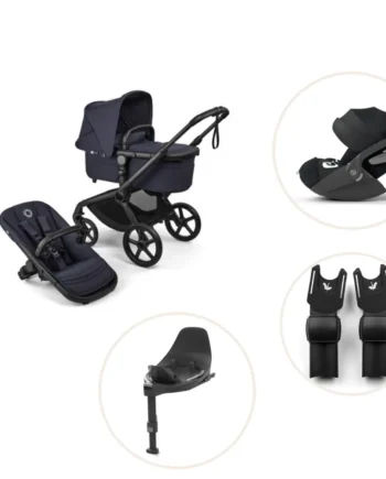 Bugaboo Fox Renew Kombivogn Inkl Cloud Plus Autostol Base Adapter Deep Indigo Black