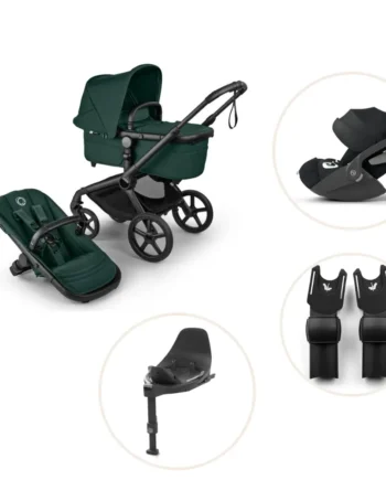 Bugaboo Fox Renew Kombivogn Inkl Cloud Plus Autostol Base Adapter Fern Green Black
