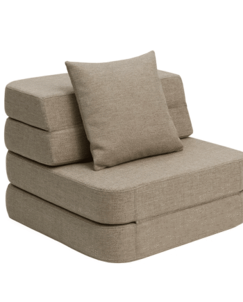 Klipklap Fold Sofa Single Sand Sand