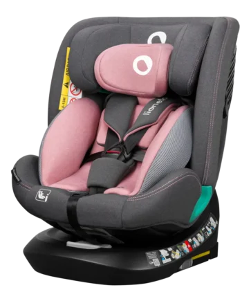 Lionelo Bastiaan One Size Autostol Pink Rose