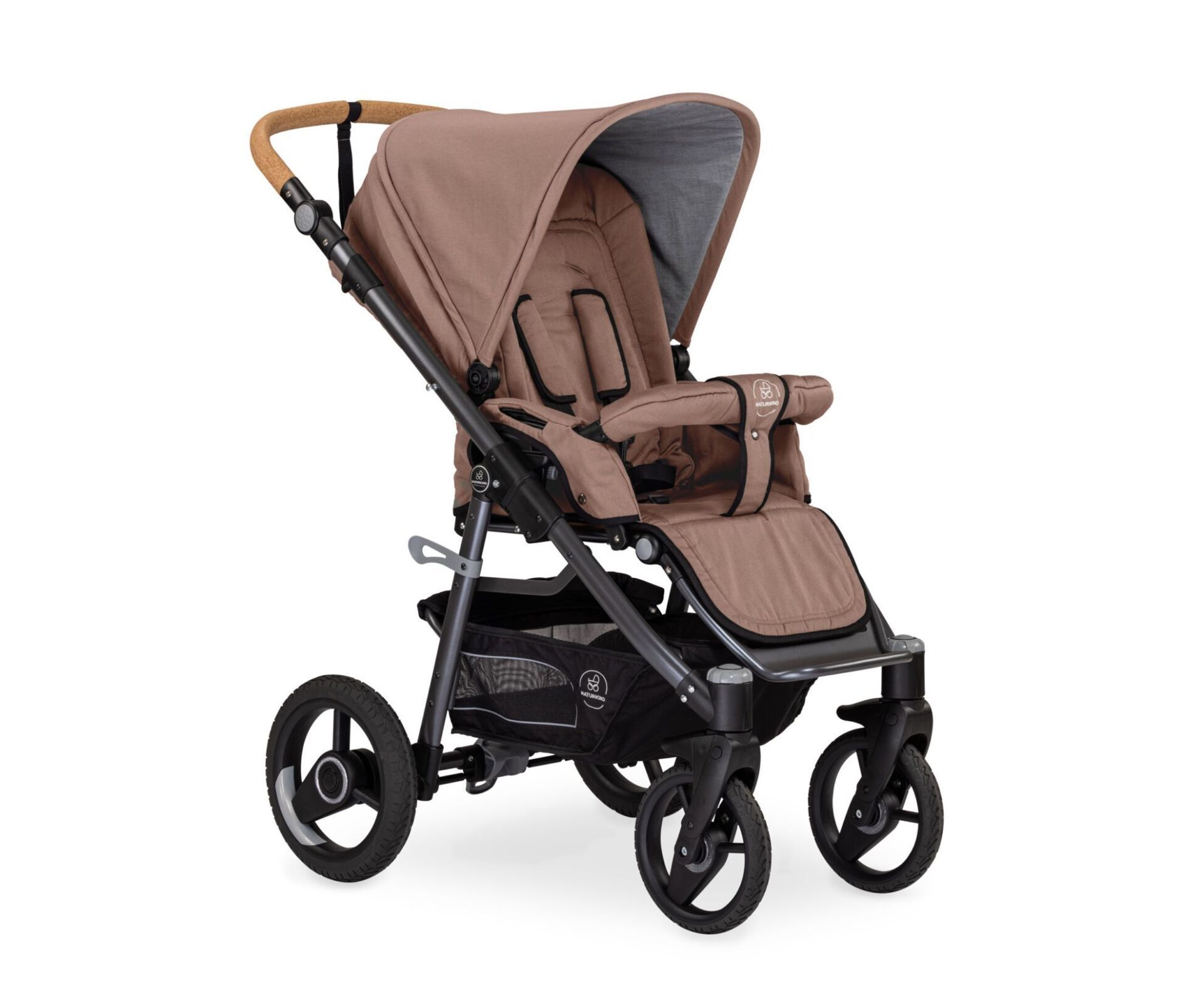 Naturkind Lux Evo Klapvogn Mokka