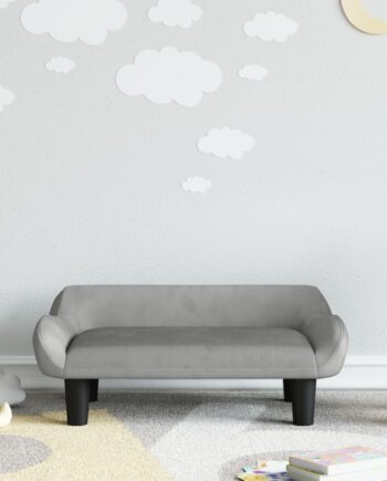 Sofa Til Børn 70x40x24 Velour Creme