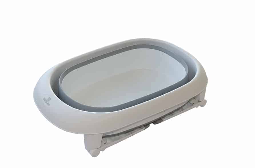 Badekar Foldbar 100 Hvid Grå