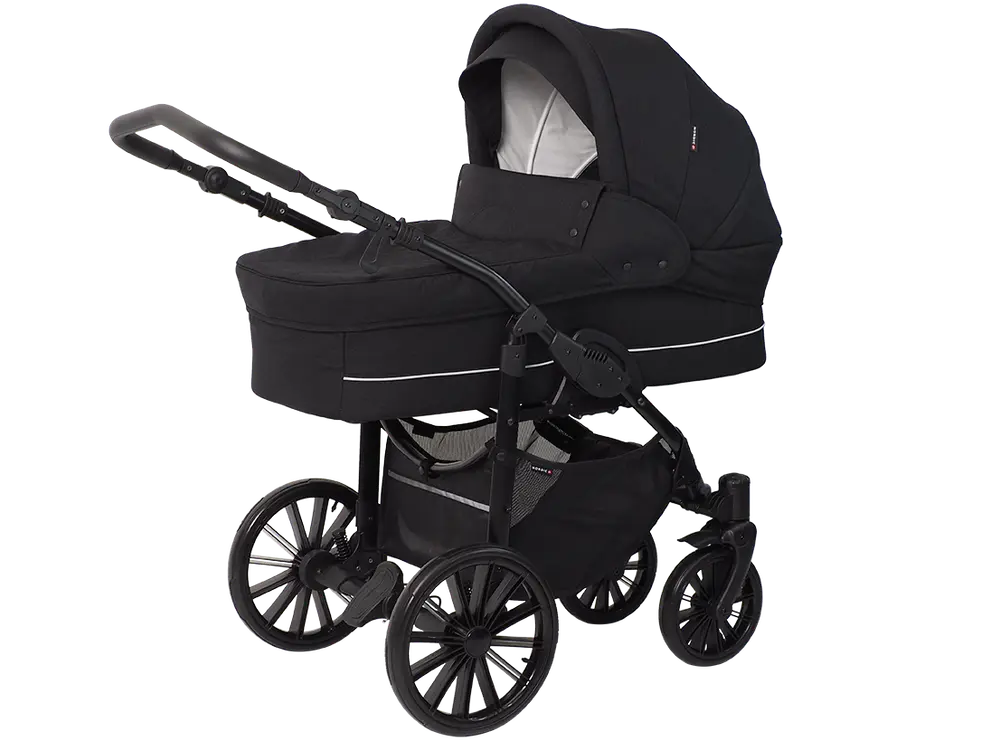 Basson Nordic Lux Barnevogn Dusty Black