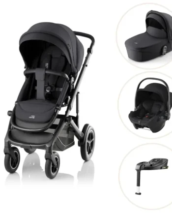 Britax Rmer Smile Lux Kombivogn Baby Safe Core Autostol Carbon Black