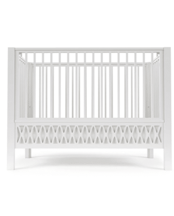 Cam Cam Harlequin Babyseng 60x120cm Fsc Mix Hvid