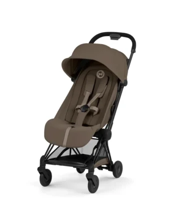 Cybex Coya Klapvogn Matt Black Coconut Brown