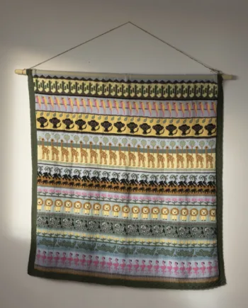 Dyrene Afrika Tæppe Viking Design 2401 Kit 100 112 Viking Baby Ull Fra Viking